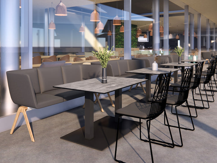 Restaurant Szene mit Dekor Marmor Verano