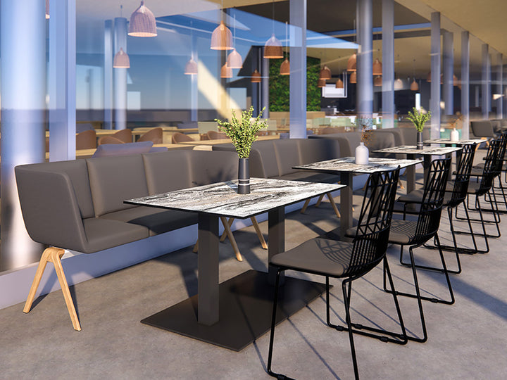 Restaurant Szene mit Dekor Marmor Olympia