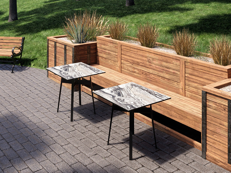 Park Szene mit Dekor Marmor Olympia