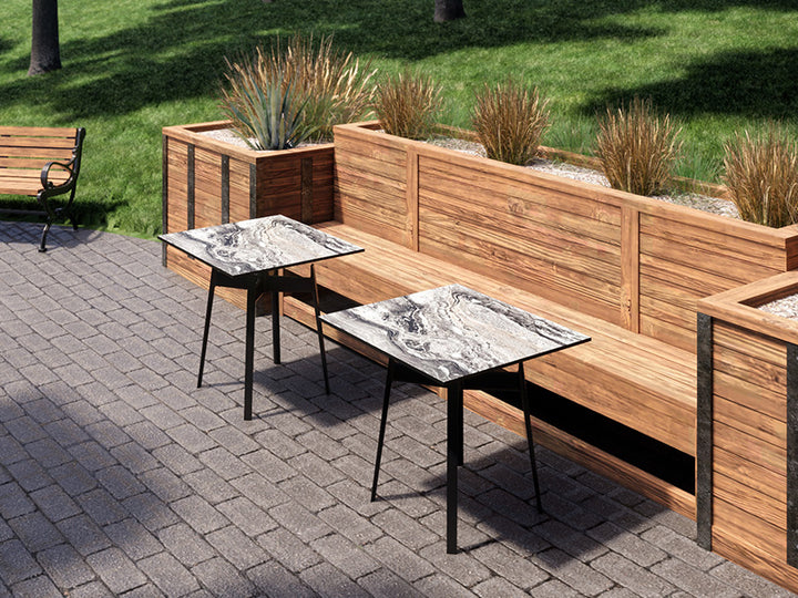 Park Szene mit Dekor Marmor Olympia