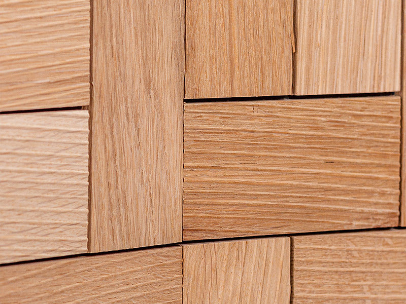 Holzmosaik Graz natur Detail Nahaufnahme