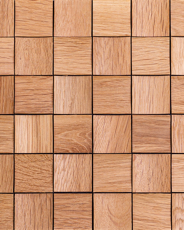 Holzmosaik St. Moritz natur Frontansicht