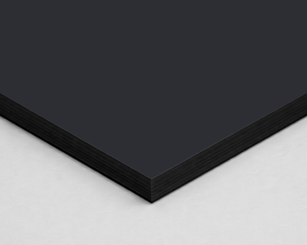 HPL Platte in Graphitschwarz RAL 9011